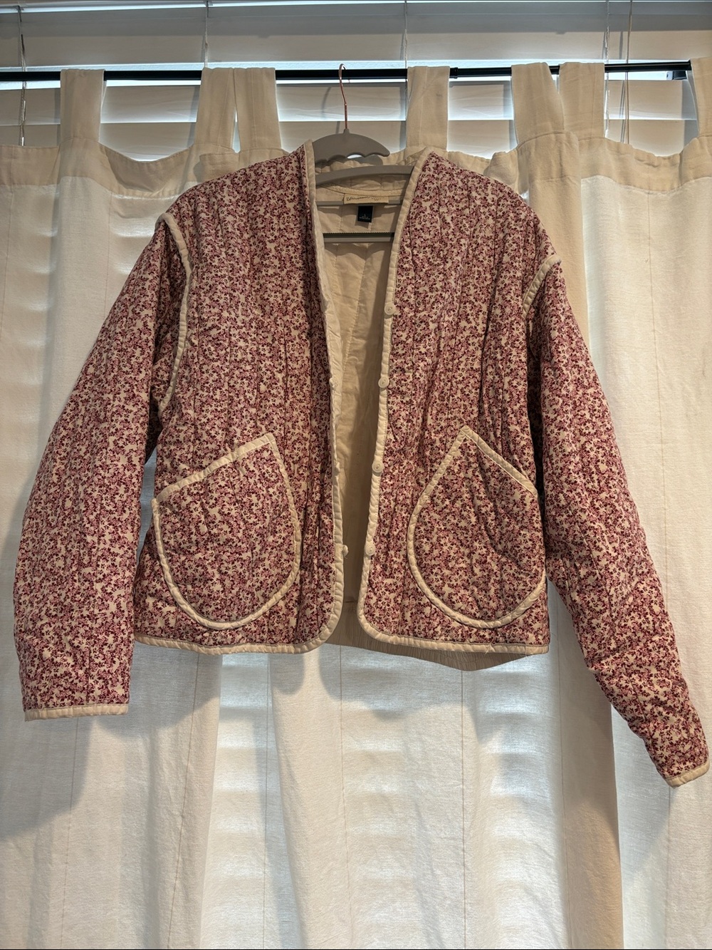 Universal Thread Floral Quilted Jacket Women’s Size Large Ditsy CottageCore